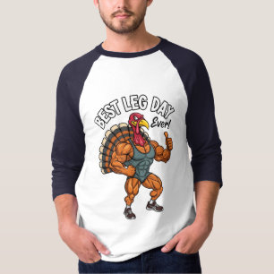 T-Shirt raglan à manches 3/4 pour la fête d'Action