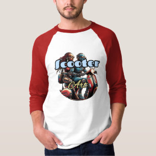 T-shirt raglan basic pour hommes à manches 3/4