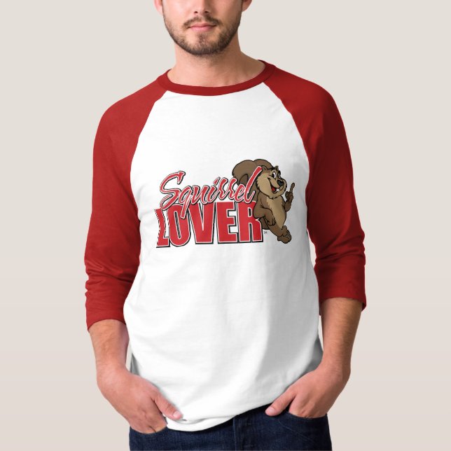 T-shirt Raglan d'amant de Squirel (Devant)