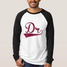 Ragland Shirt marron et blanc de docteur Long
