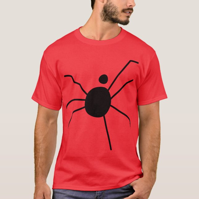 T-shirt ragno de l'uomo d'italiano (Devant)