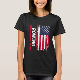 T-shirt Railing USA Cadeau Pour American Rowers
