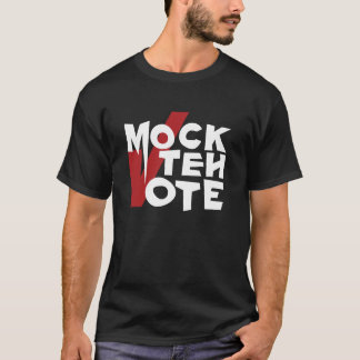 T-shirt Raillez la chemise de noir de vote