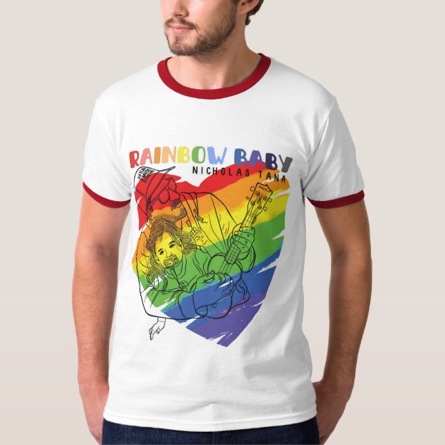 T-shirt Rainbow Baby (Devant)