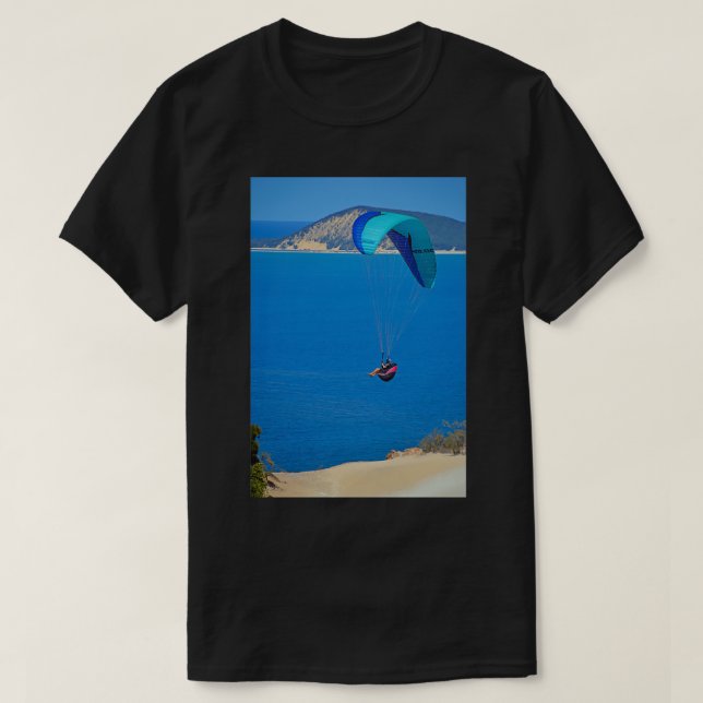 T-shirt Rainbow Beach Paragliding (Design devant)