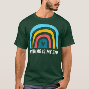 T-shirt Rainbow Bookworm livre Lecteur Lecture