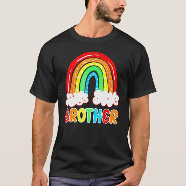 T-shirt Rainbow Brother Joyeux Dernier Jour D'École (Devant)