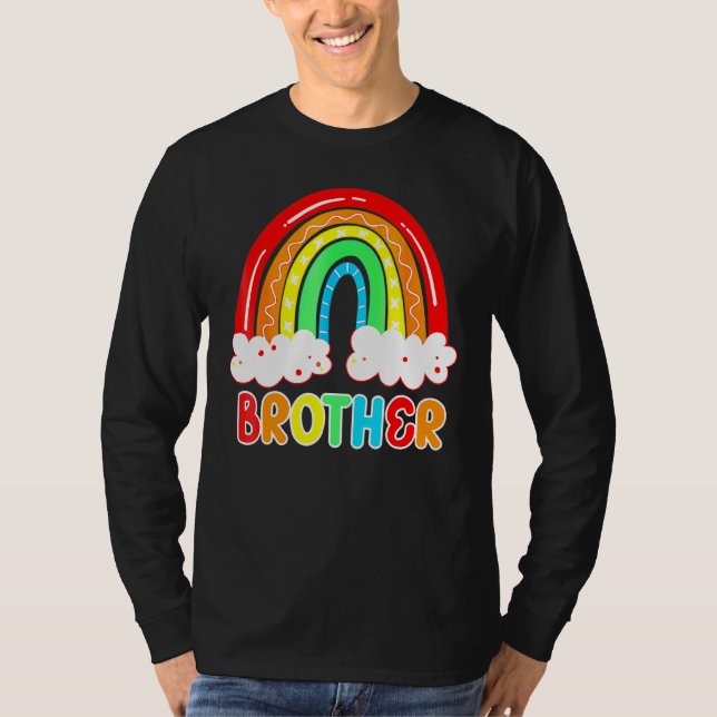 T-shirt Rainbow Brother Joyeux Dernier Jour D'École (Devant)