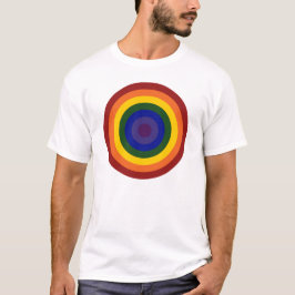 T-shirt Rainbow Bullseye LGBT Pride