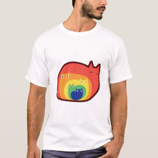 T-shirt Rainbow Cats 