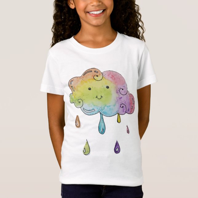 T-shirt Rainbow Cloud (Devant)