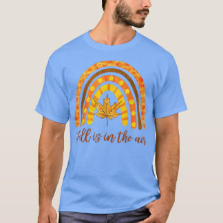 T-shirt Rainbow Fall Is In The Air Drôle Feuilles D'automn