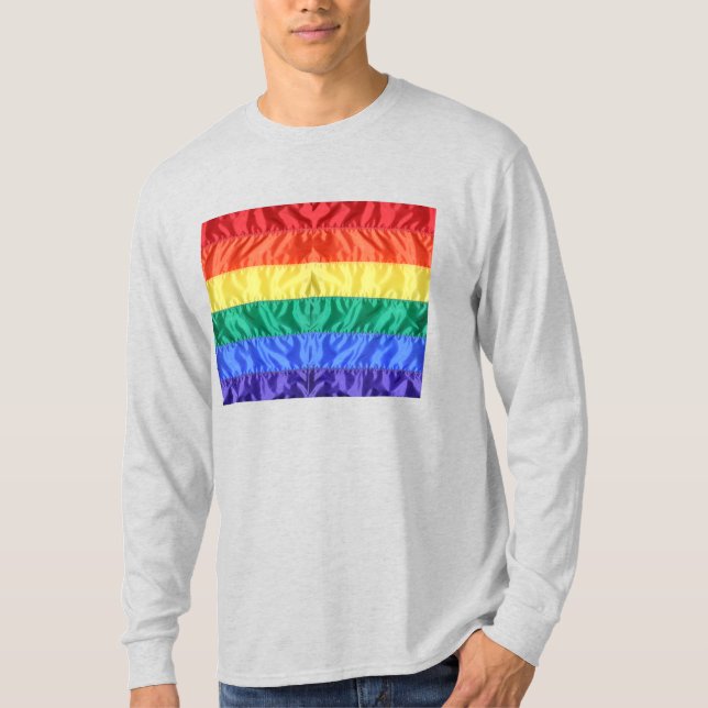 T-shirt Rainbow Flag Gay pride LGBTQ L'amour LGBT (Devant)