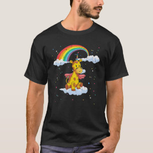 T-shirt Rainbow Girafficorn Imaginaire Afrique Animal Gira