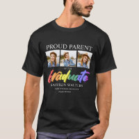 T-shirt Rainbow Graduate 3 Photo Graduate