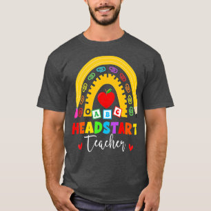 T-shirt Rainbow Head Start Professeur Headstart Premier jo