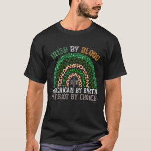 T-shirt Rainbow Irish Par Blood American Par Birth Patriot