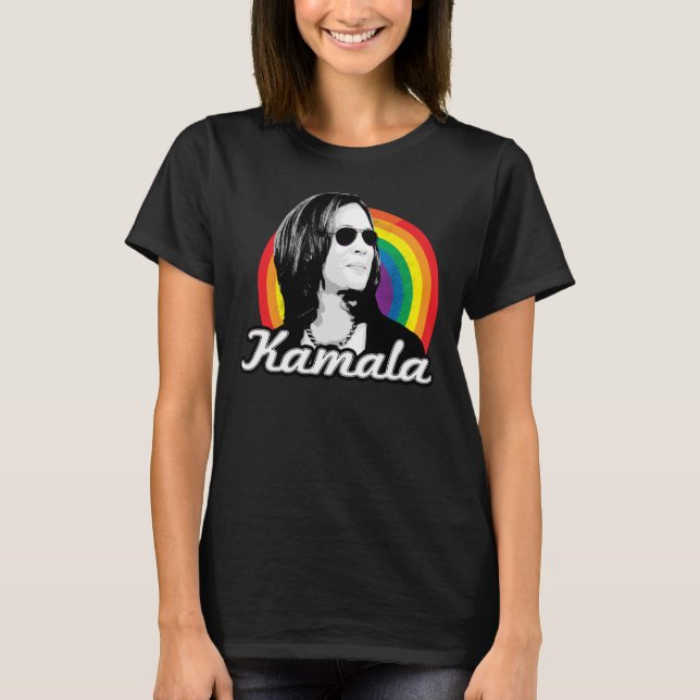 T-SHIRT RAINBOW KAMALA (Devant)