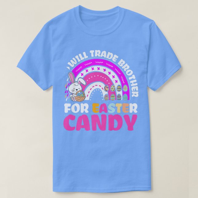 T-shirt Rainbow Kids Funny Commercera Fraternité pour Pâqu (Design devant)