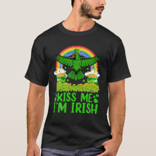 T-shirt Rainbow Kiss Me Je suis Irish Northern Cardinal St