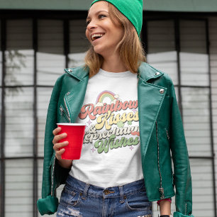 T-shirt Rainbow Kisses et Leprechaun Wings