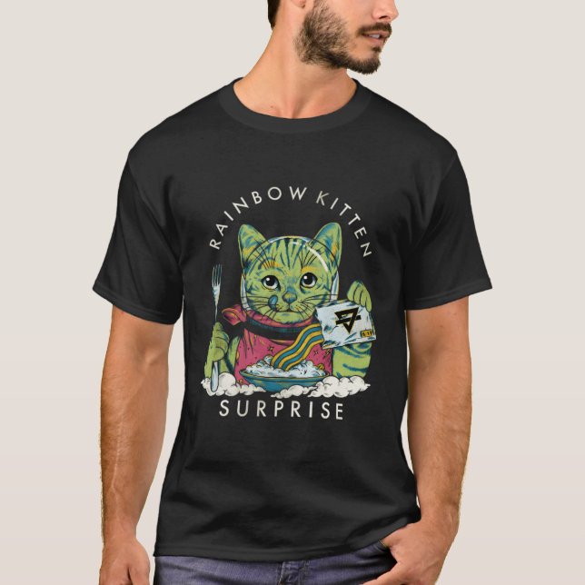T-shirt Rainbow Kitten Surprise (Devant)