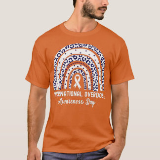 T-shirt Rainbow Leopard International Overdose Sensibilisa