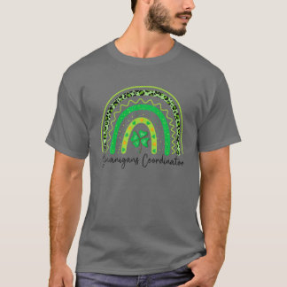 T-shirt Rainbow Leopard Shenanigans Coordinator Patrick's