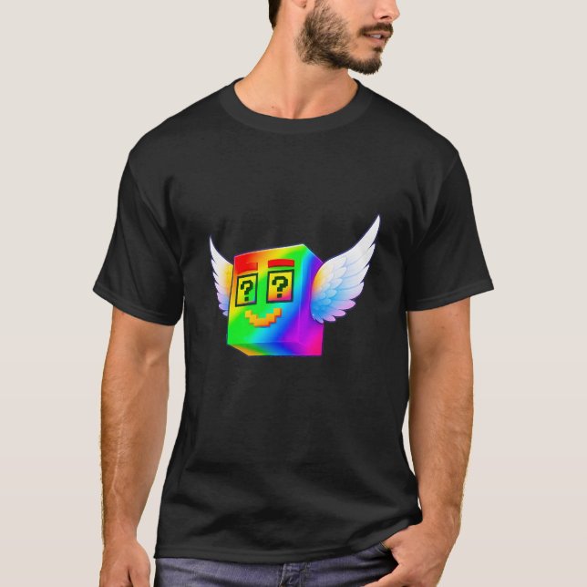 T-shirt Rainbow Lucky Block Mythic New Secret Brainrot God (Devant)