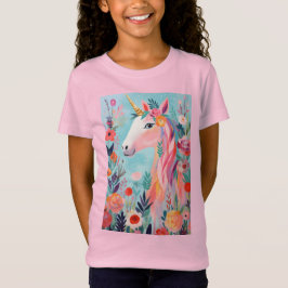 T-Shirt Rainbow Pastel Dream Unicorn