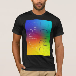 T-shirt Rainbow Pride Love Chic Typographie Customisée