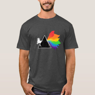 T-shirt Rainbow Prism Fox