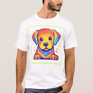 T-shirt Rainbow Puppy Love