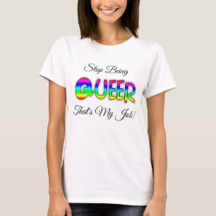 T-shirt Rainbow Queer LGBT Pride