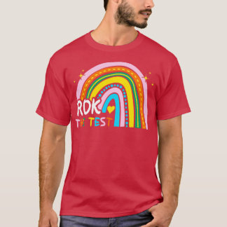 T-shirt Rainbow Rock The Test Exam Test Day Student Tea