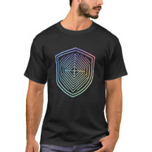 T-shirt Rainbow Shield