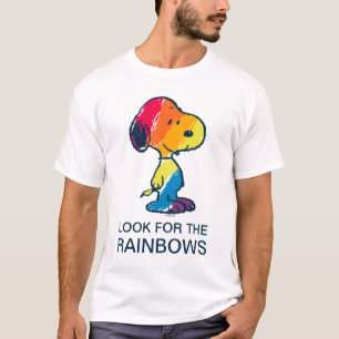 T-shirt Rainbow Snoopy