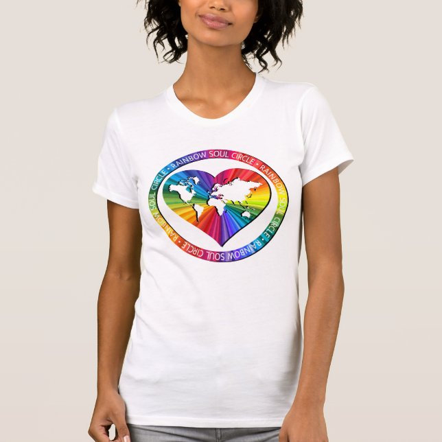 T-shirt Rainbow Soul Circle (Devant)