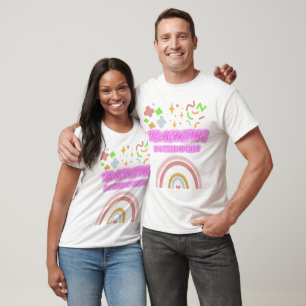 T-shirt Rainbow Teaching est un travail de coeur