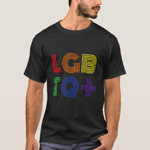 T-shirt Rainbow Type LGBTQ Mois Gay pride