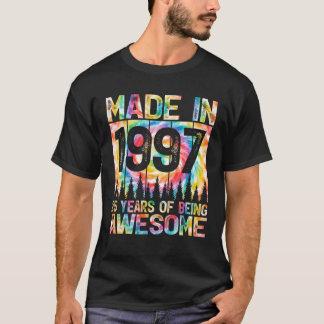 T-shirt Rainbow Vintage 1997 25 Ans D'Être Étonnant 25T