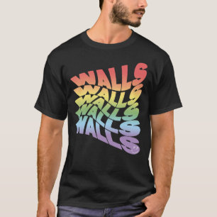 T-shirt Rainbow Walls Louis Tomlinson blanc arrière - plan