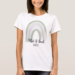 T-shirt Rainbow Watercolor Pastel Soft Retreat or Project