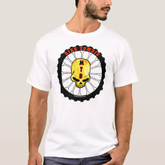 T-SHIRT RAIS D'OS DE ZOMBI DE VÉLO