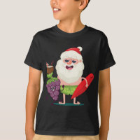Raisin drôle Père Noël Avec Surf Board Vêtements G