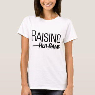 T-shirt Raising Her Game pour femmes blanches