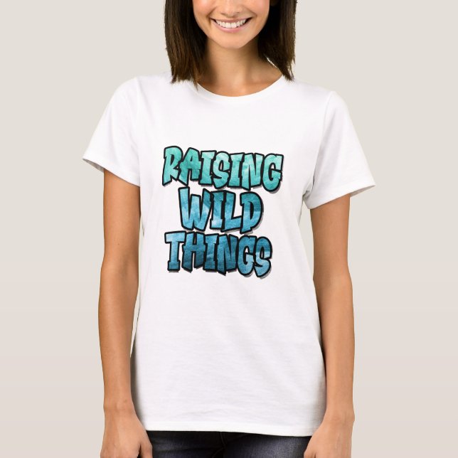 T-shirt Raising Wild Things (Devant)