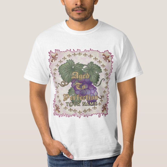 T-shirt Raisins Âgés À La Perfection (Devant)