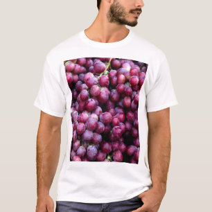 T-shirt Raisins de vin rouge : Arrière - plan Luscious.