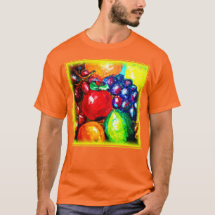 T-shirt Raisins, Lime, Orange, Fruits de pomme. Commandez
